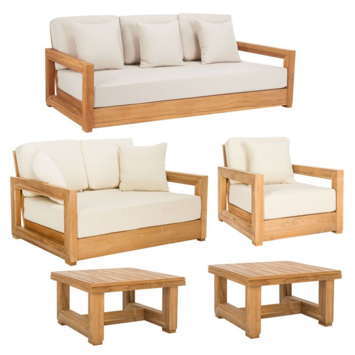 Set de Terraza 3 2 1 Cuerpos + Mesita - CABO